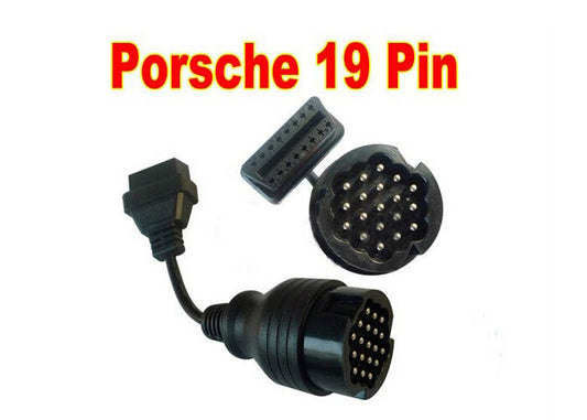 Adapterkabel - Porsche 19-pin male till OBD2
