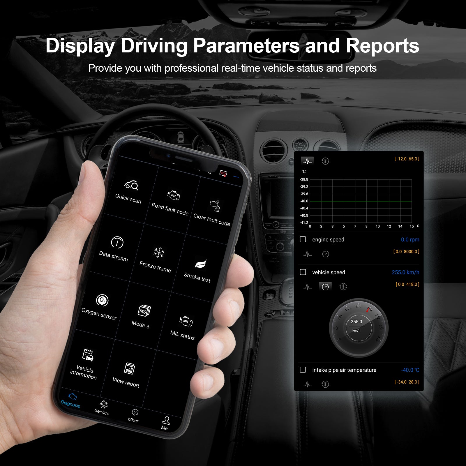 Fedkodsläsare NexzLink 100 - OBD2 Bil Detektor Felkodsläsare