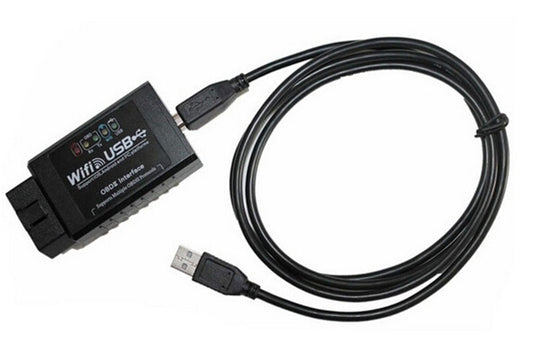 ELM327 OBD2  Felkodsläsare - Wifi & USB Multi