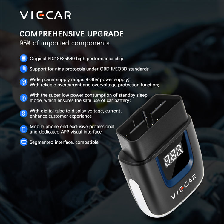 Car Diagnostic Tool Code Reader Viecar VP001 OBD2 Scanner