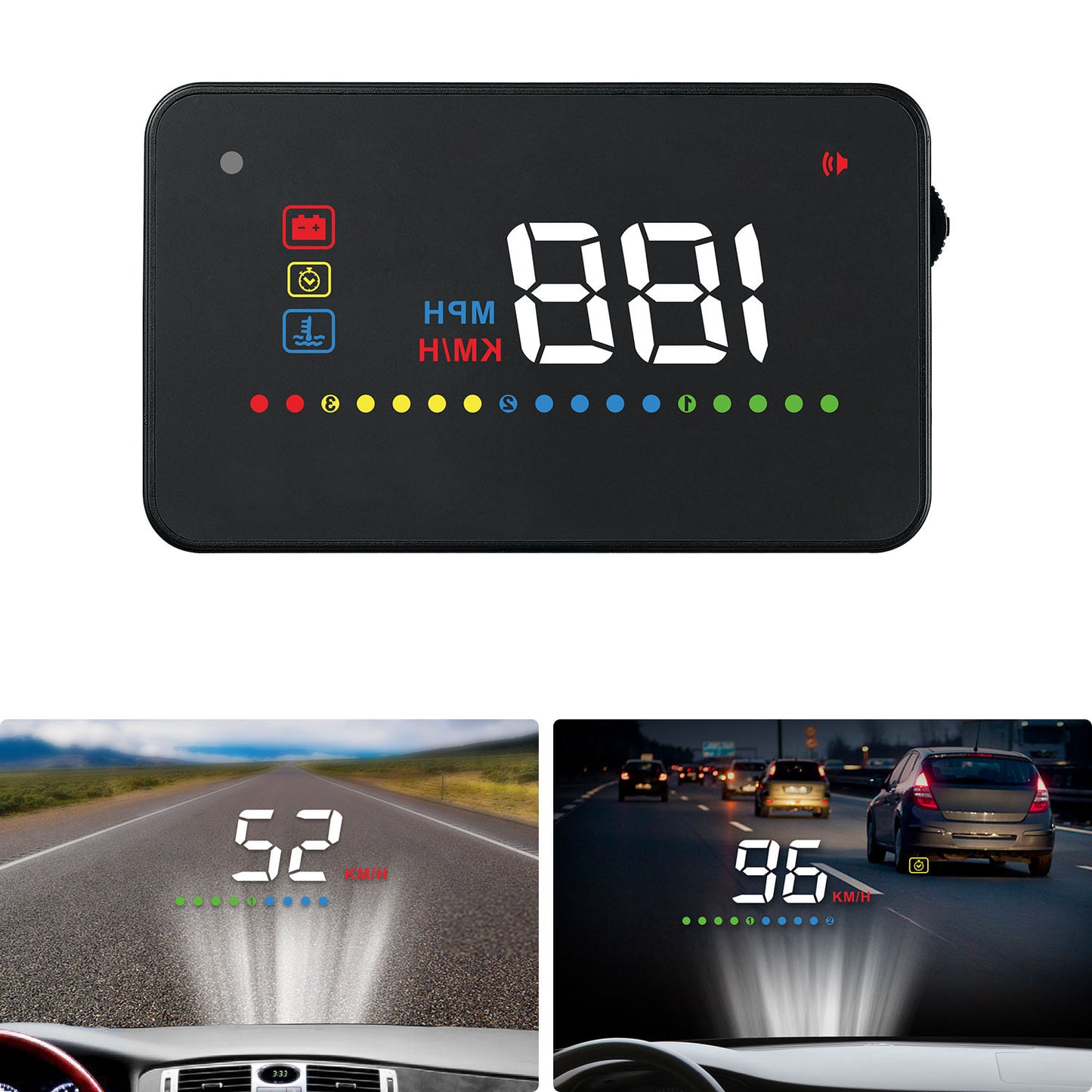 Car Head Up Display OBD HUD 3.5 Inch
