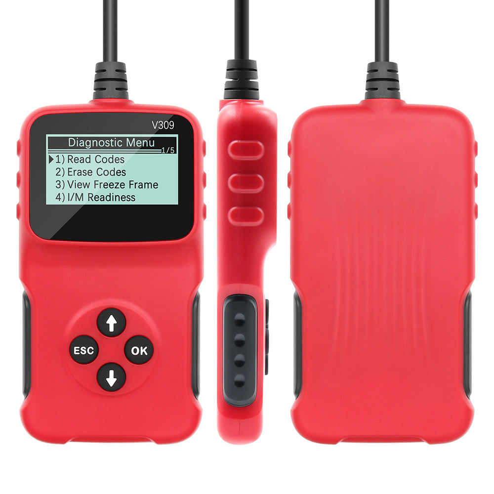 Universal V309 OBDII Scanner - Bilkodläsare och Diagnostikverktyg