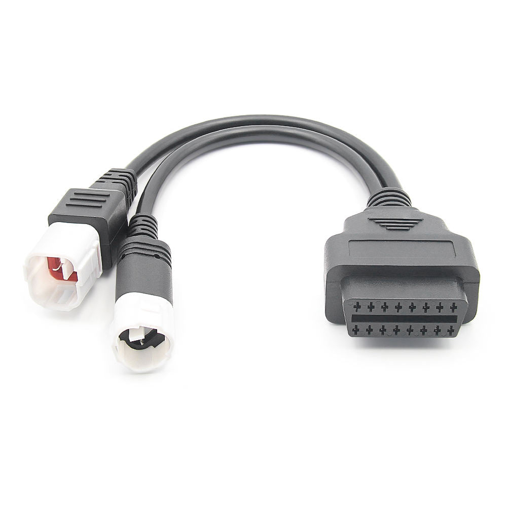 2 i 1 OBD2-kontakt för Yamaha motorcykel 3pin 4pin