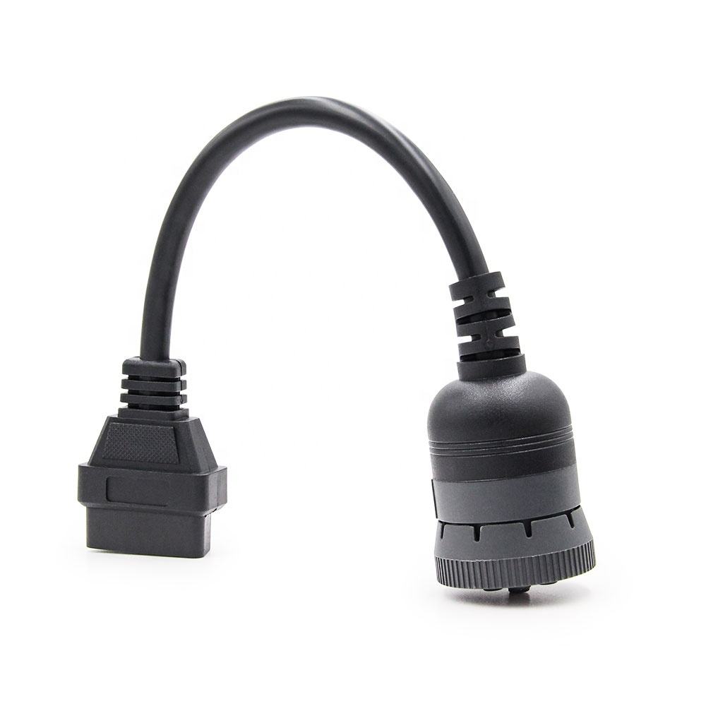J1939 9pin till OBD2-adapter för Cummins lastbilsdiagnos