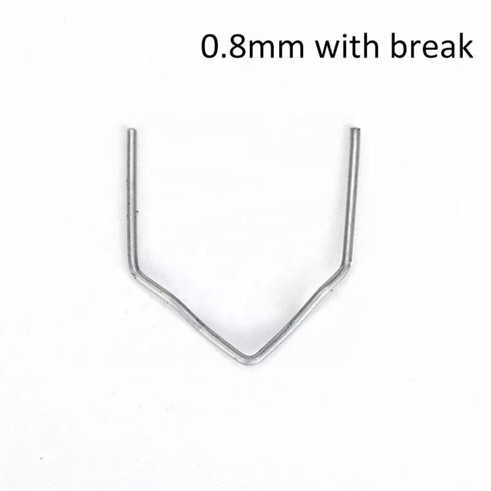 100pcs Plastsvetsningsspik 0.6mm 0.8mm för Plastsvetspistol Tillbehör