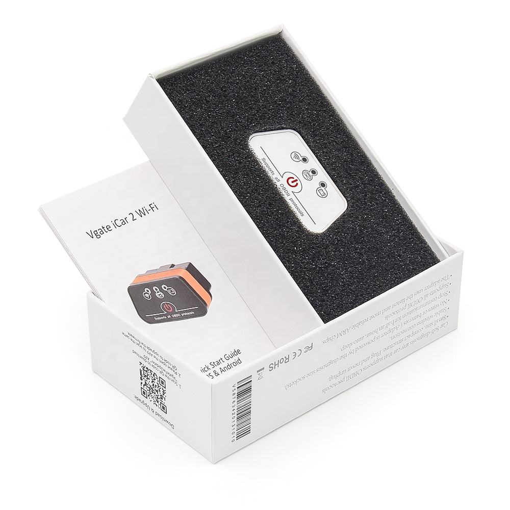 Vgate iCar OBD2 Scanner ELM327 ICAR2 WIFI Bil OBD2 Diagnosverktyg