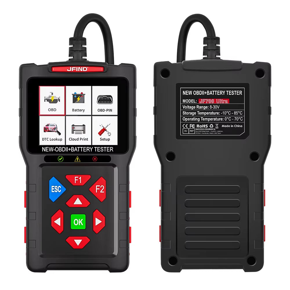 Felkodsläsare - JFIND JF700 ULTRA OBD2 Diagnosverktyg Felkodsläsare
