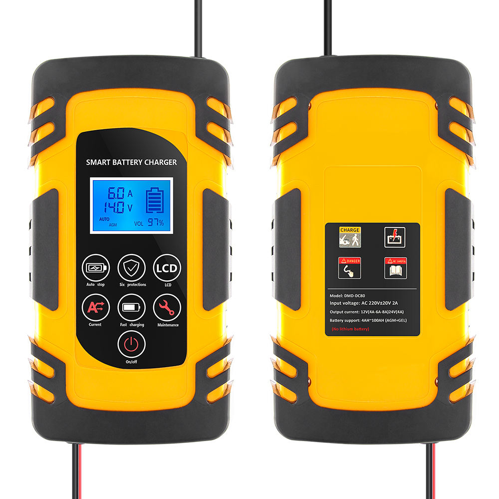 12V 24V Batteriladdare för Bilar - Smart Underhållsladdare