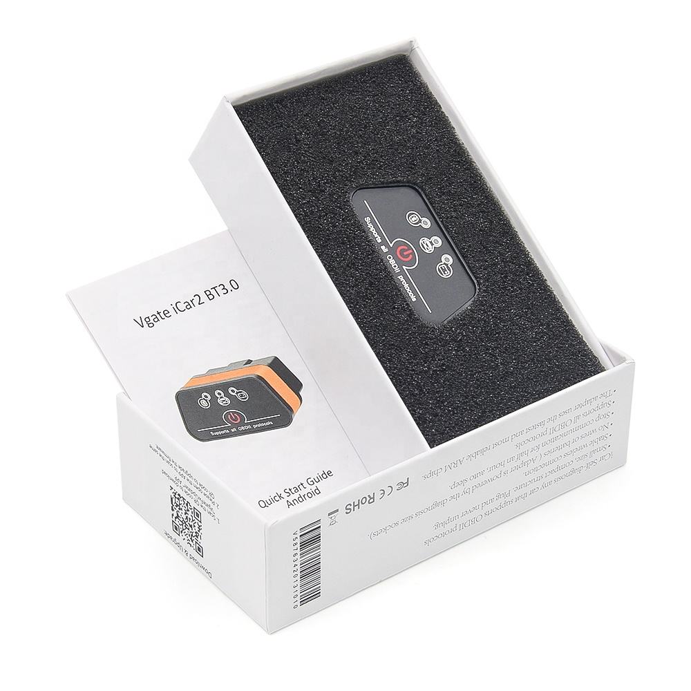 Vgate iCar 2 OBD2 Scanner Bil Diagnostik Interface Trådlös BT3.0 V2.2 ELM327