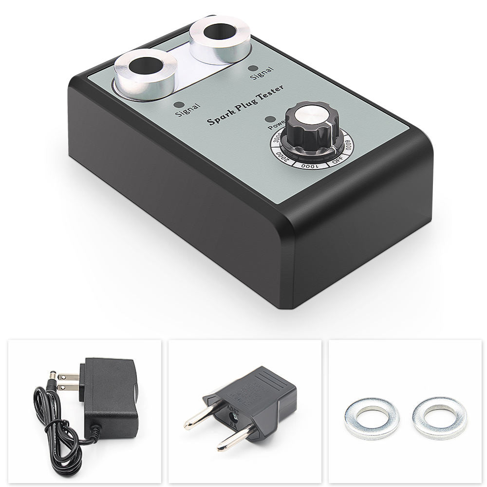 Dual Hole Bilar Tändstift Tester Detektor Analysator Verktyg Testverktyg