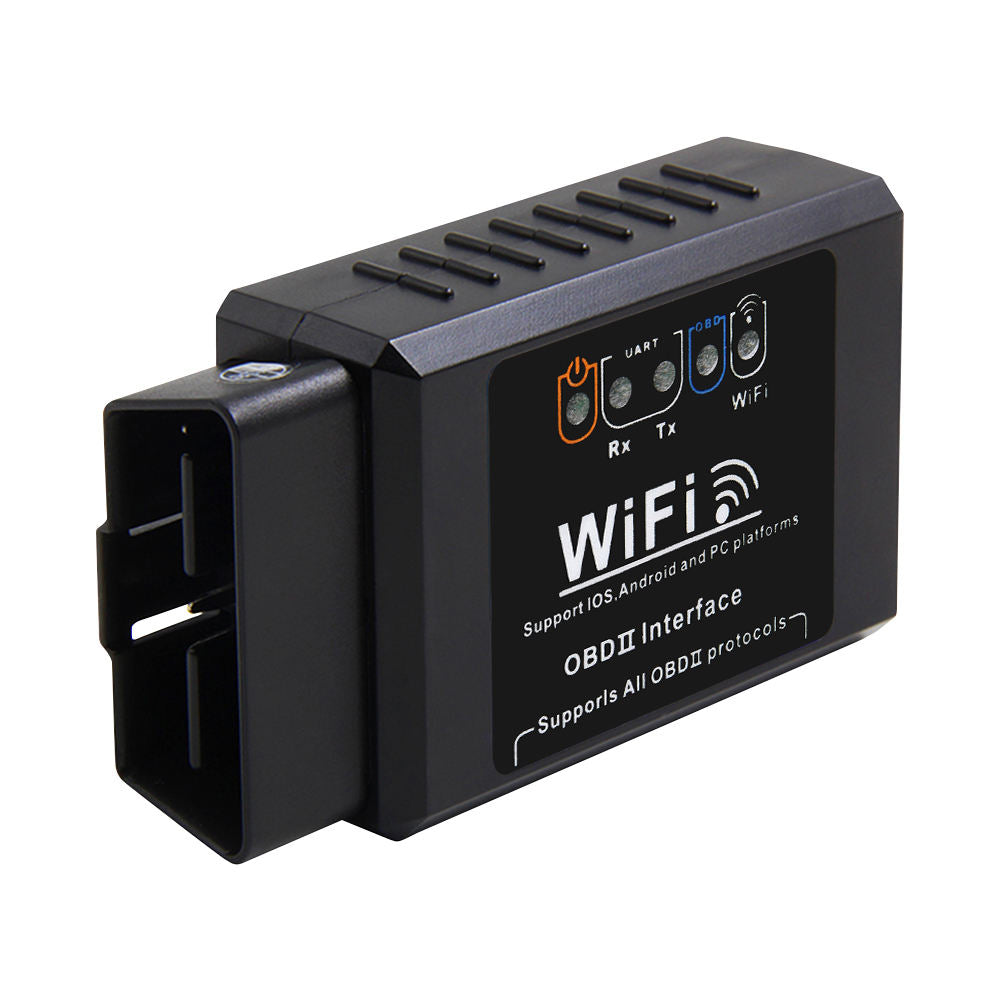 Black Label ELM327 WiFi OBD2 Adapter med PIC18F25K80 Chip – Felsökning & Diagnos för iOS, Android & Windows Felkodsläsare
