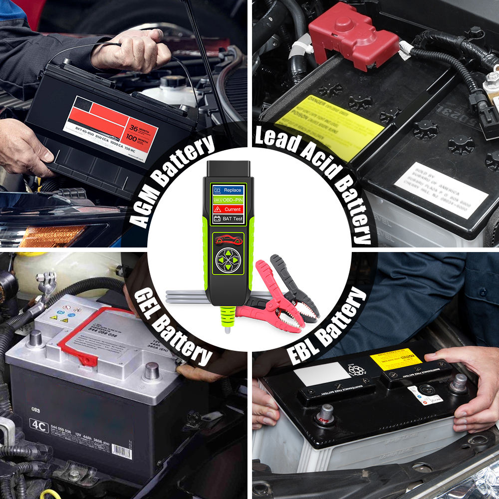 Topdiag BT400 Bilbatteritestare – 4-i-1 Diagnostikverktyg