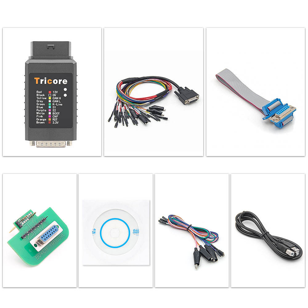 Unlimited Blue MPPS V22 Unlocked Multiboot Tricore Diagnostic Cable Felkodsläsare