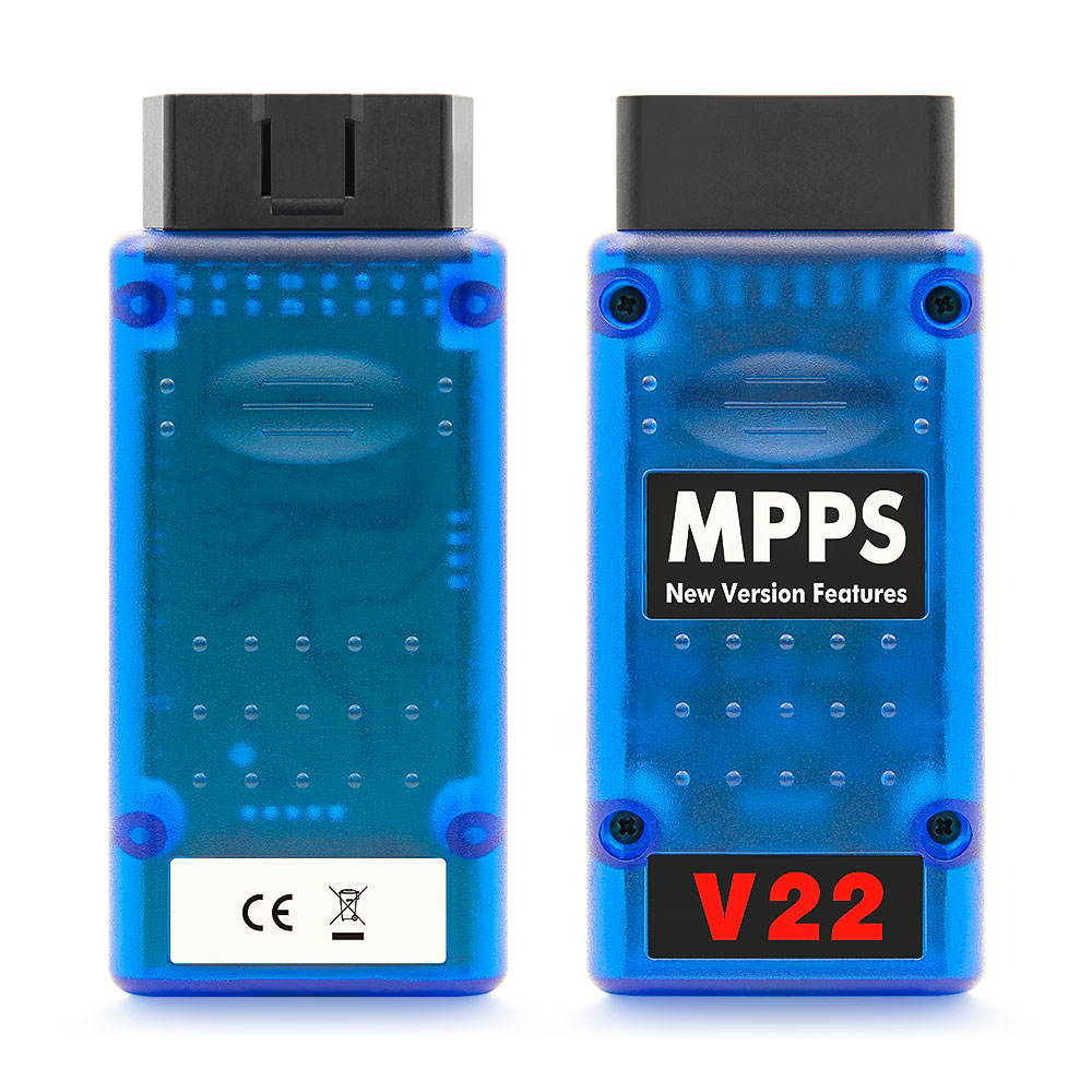 Unlimited Blue MPPS V22 Unlocked Multiboot Tricore Diagnostic Cable Felkodsläsare
