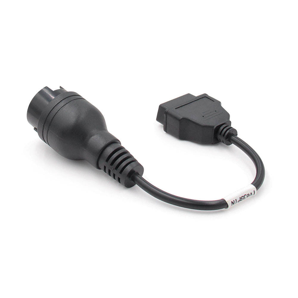 Truck OBD2 Adapter 38 Pin Connector for Iveco Male to OBD2 16Pin Female
