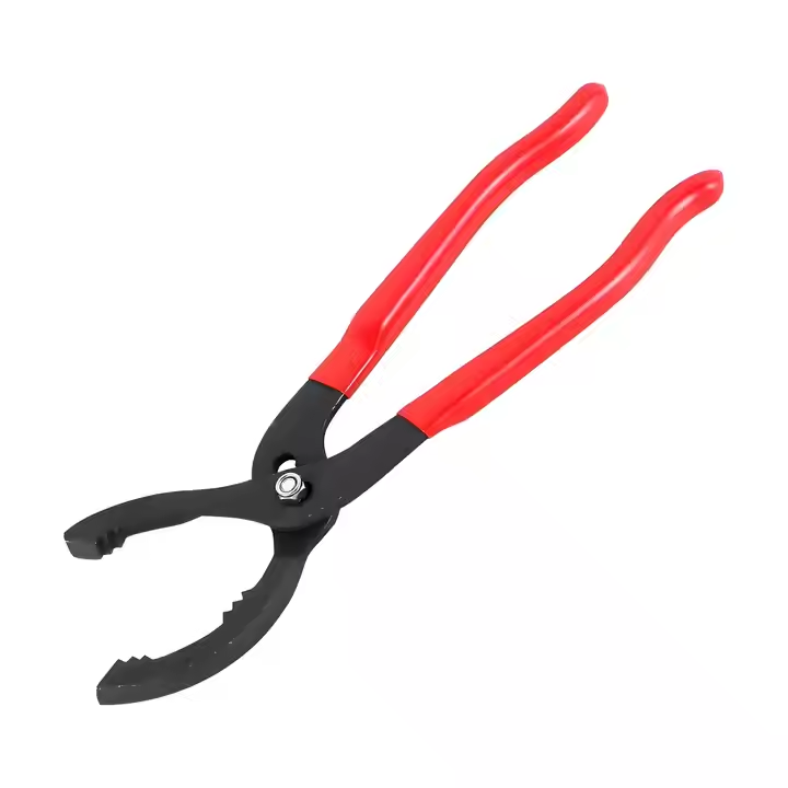 12" Justerbar Oljefiltertång – Låsbara Käftar & Halkfria Handtag Verktyg