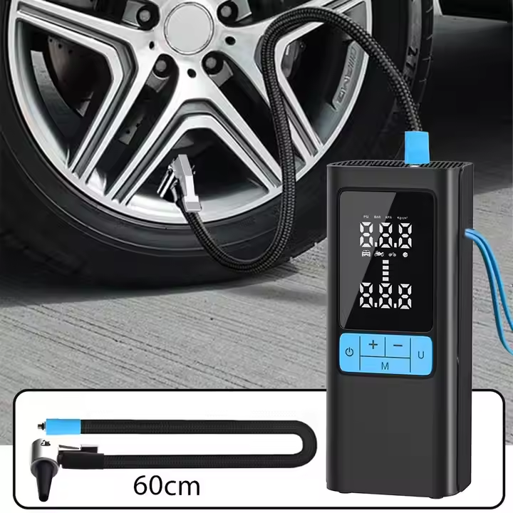 MU-200 Mini Trådlös Elektrisk Bärbar Däckpump Tillbehör