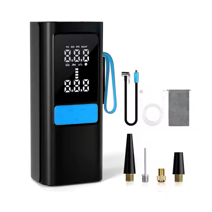 MU-200 Mini Trådlös Elektrisk Bärbar Däckpump Tillbehör