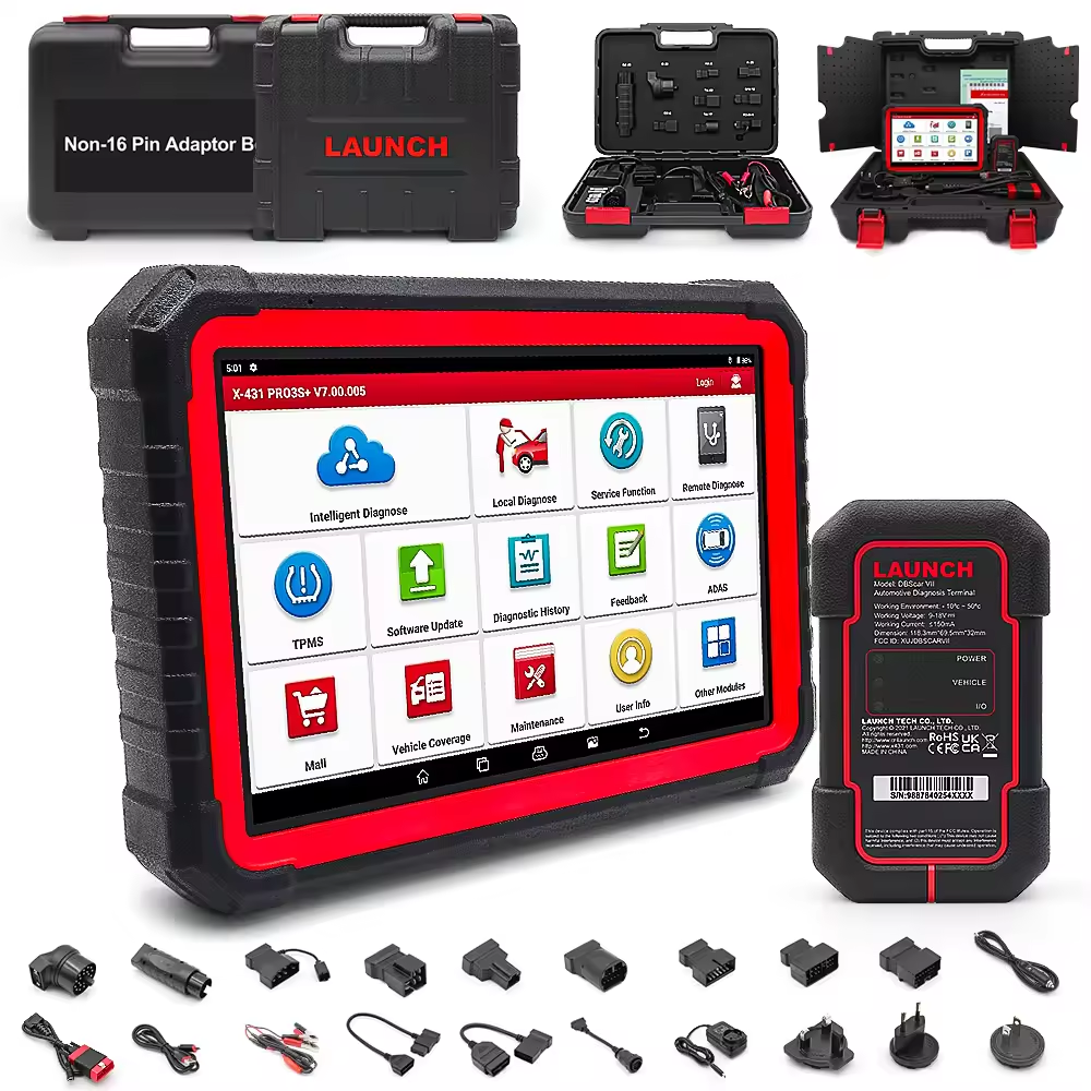 LAUNCH X431 PRO3S+ V5.0 ECU Kodning och Diagnostikverktyg Felkodsläsare