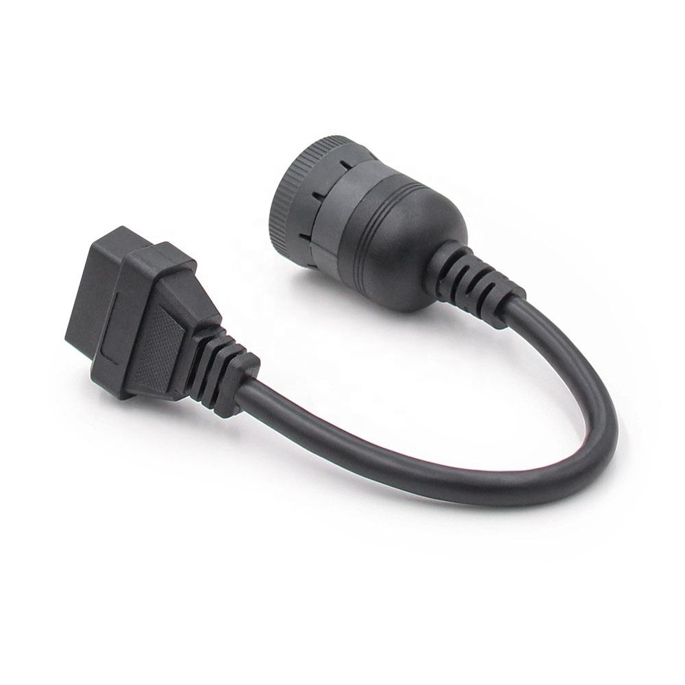 J1939 9pin till OBD2-adapter för Cummins lastbilsdiagnos