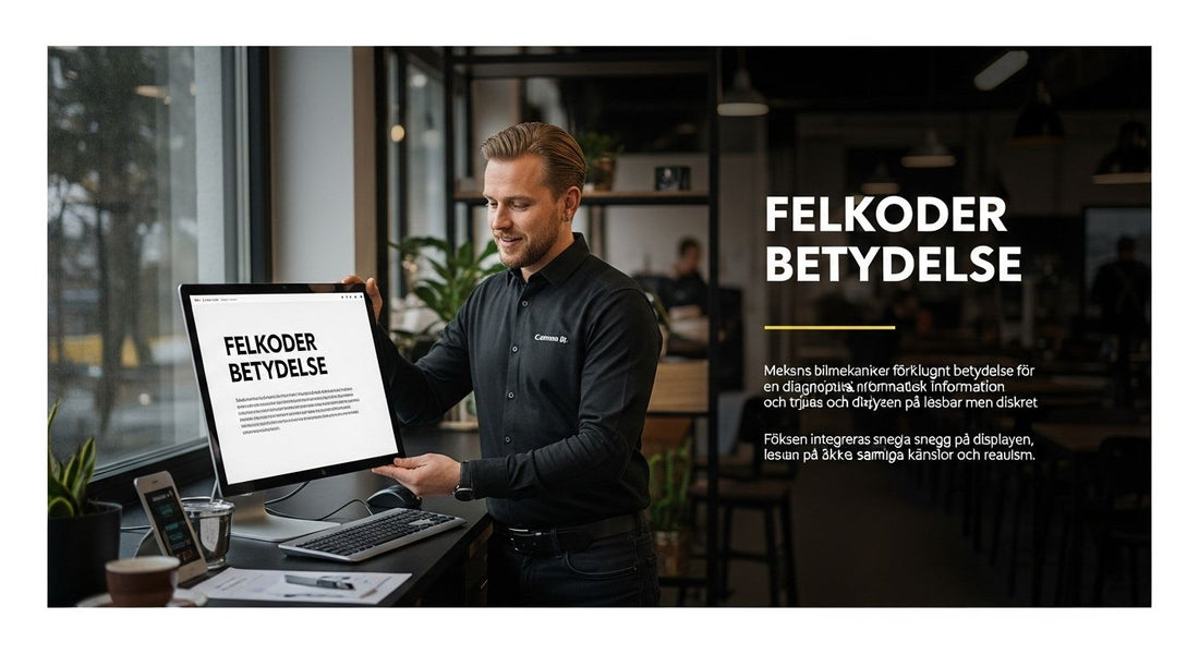 felkoder betydelse verkstad