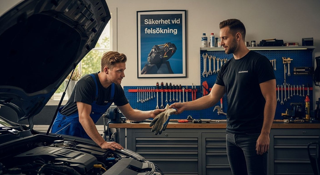 felsökning bil säkerhet