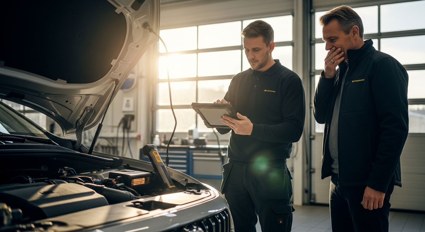 fordonsdiagnos modern verkstad