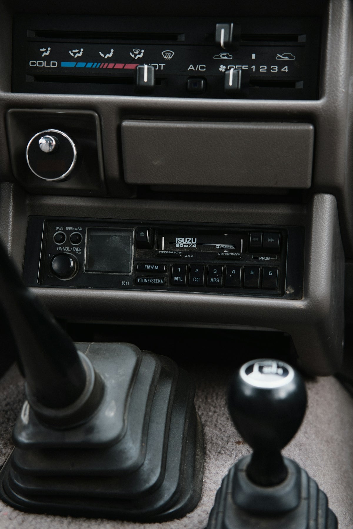 black car gear shift lever