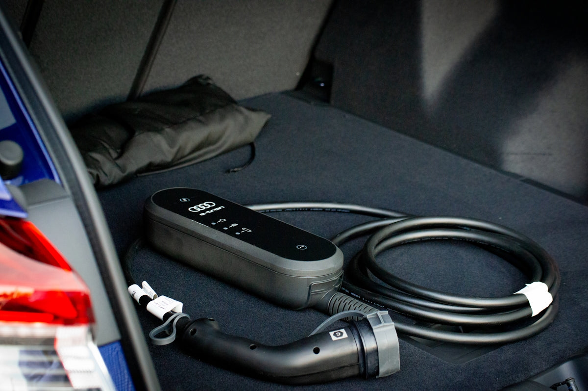 black and white electric device