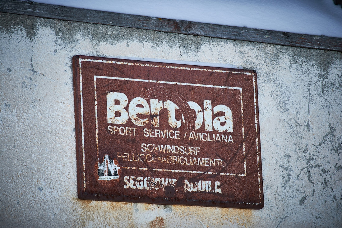 a sign on the side of a building