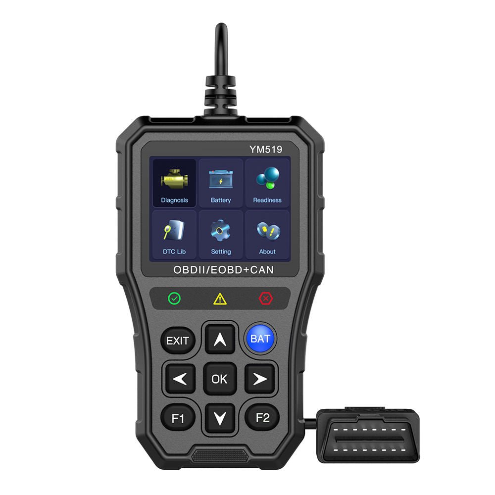 YM519 OBD2 felkodsläsare från grunden till enkel problemhantering   Så använder du YM519 OBD2 felkodsläsare och ökar fordonssäkerheten - Felkodsläsare