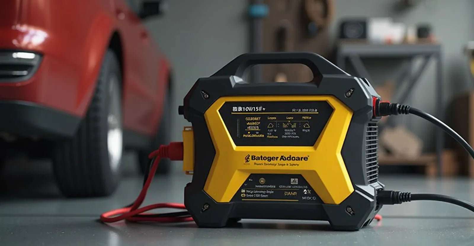 Bilbatteriladdare 12V 24V – trygg start varje gång - Felkodsläsare