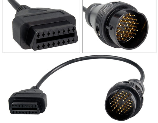 Adapterkabel - Mercedes Benz 38-pin male till OBD2