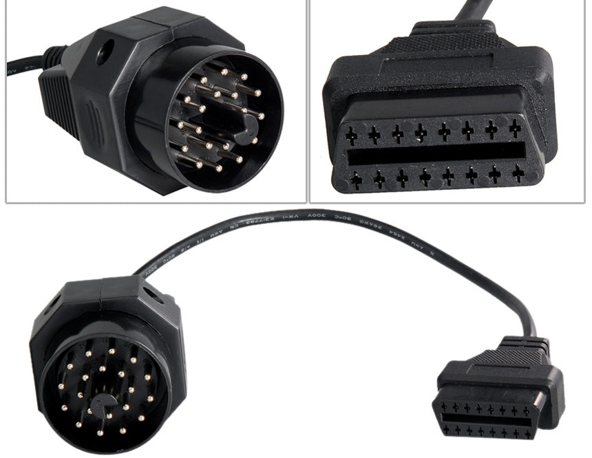 Adapterkabel - BMW 20-pin male till OBD2