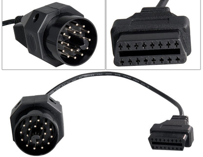Adapterkabel - BMW 20-pin male till OBD2