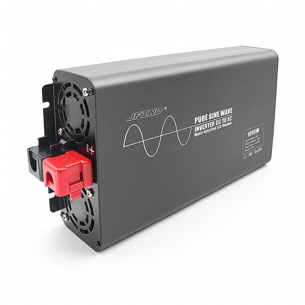 200W Bilväxelriktare med 2 AC Uttag och 4 USB - portar - Felkodsläsare