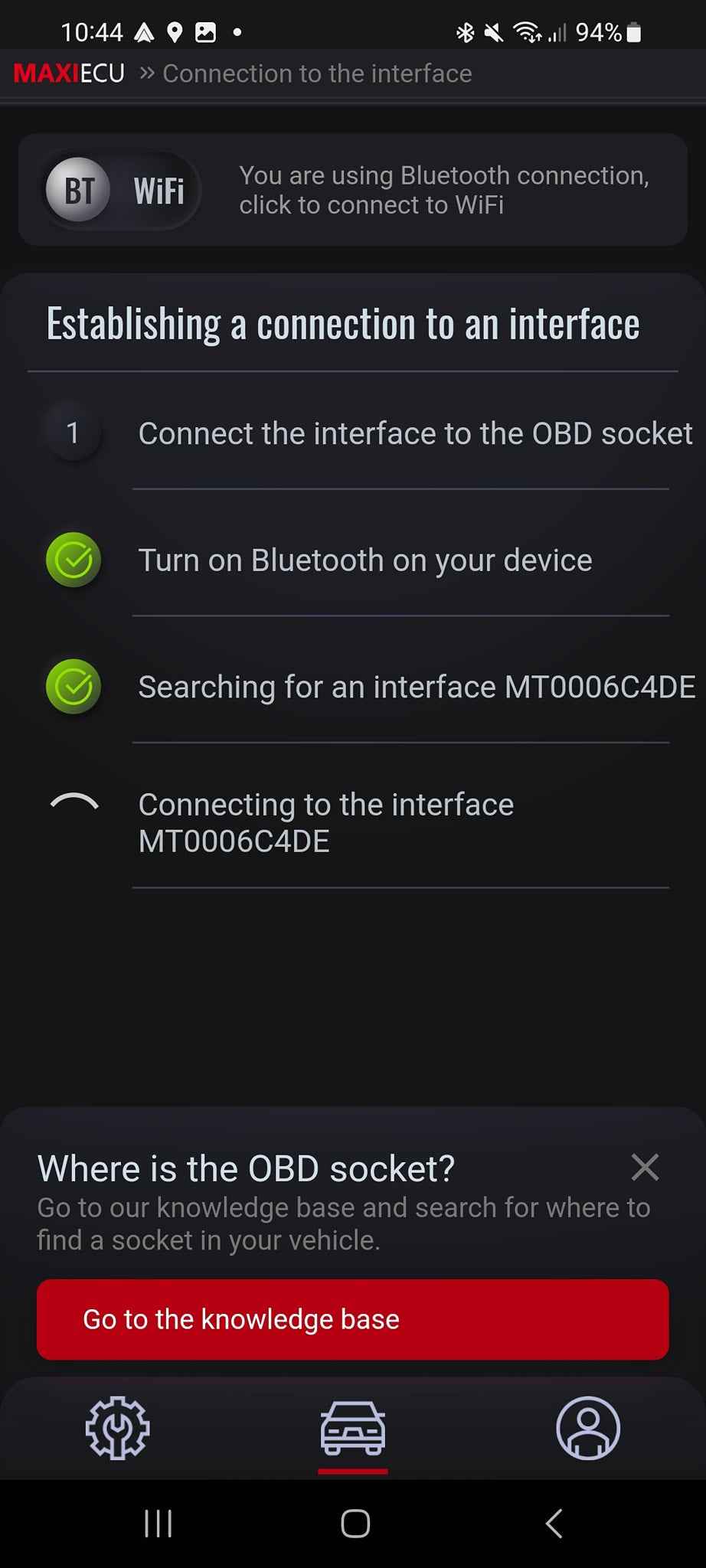Maxiecu 4 GEN interface + MaxiEcu 3 Felkodsläsare (Ett Bilmärke)