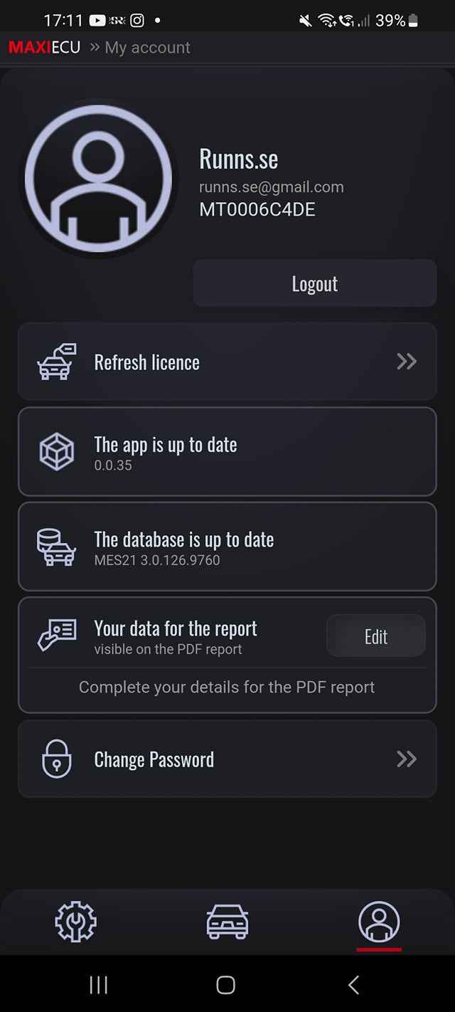 Maxiecu 4 GEN interface + MaxiEcu 3 Felkodsläsare (Ett Bilmärke)
