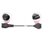 38 - pin OBD Connector OBD1 till OBD2 Adapter för Iveco Truck - Felkodsläsare