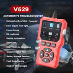 FOXSUR V529 OBD2 Scanner – Felkodsläsare för bil 1996+ Felkodsläsare