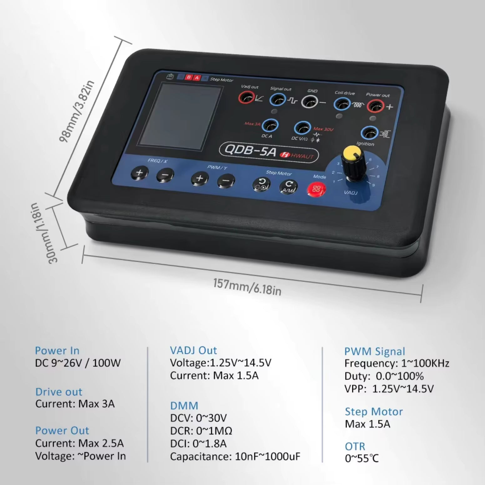 QDB-5A Automotive Ignition Coil Tester – Advanced Ignition Coil and Actuator Analyzer