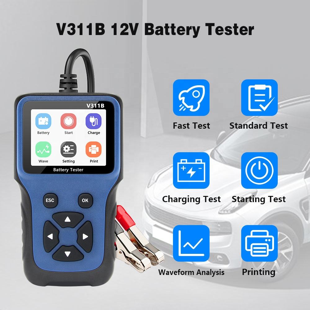 CNBJ-86982 Bil Tändstift Tester 12V