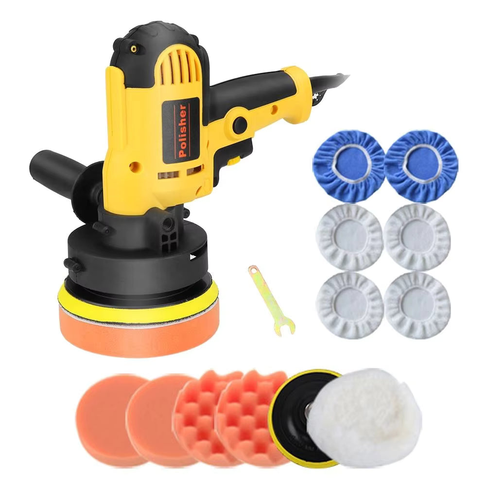 Polermaskin 700W – 5" (12,7 cm) rondell, upp till 3700 rpm (bilvård & vaxmaskin)