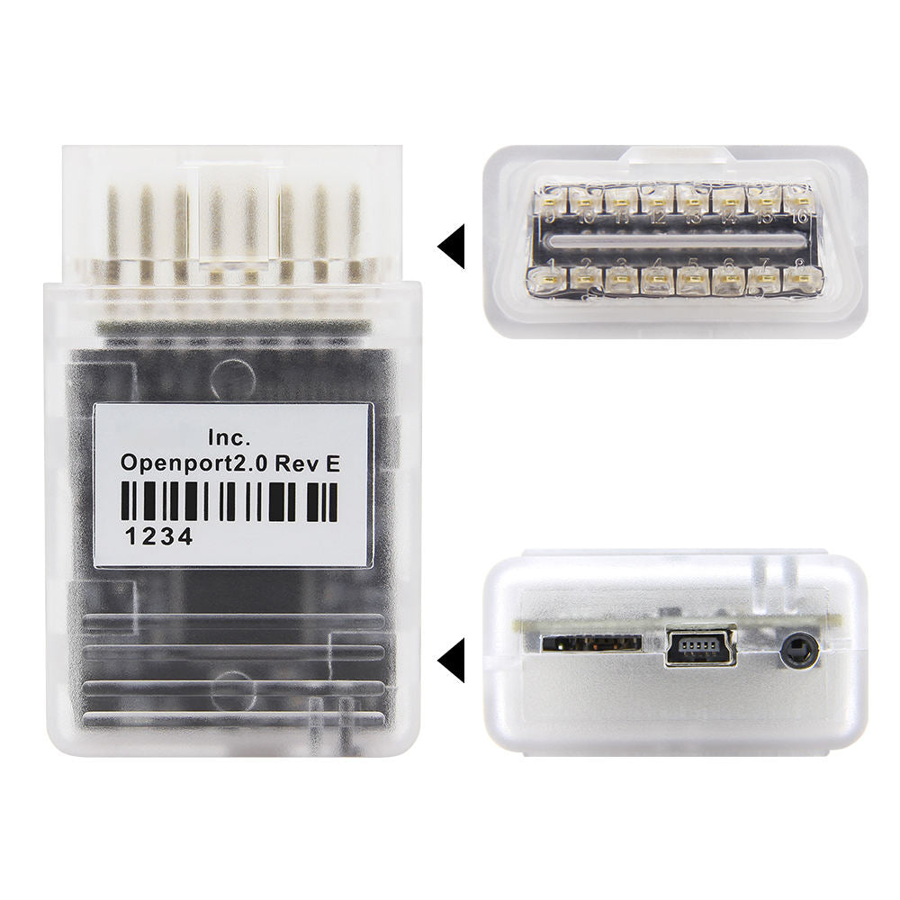 Openport 2.0 ECUFLASH Diagnoskabel Subaru, Mitsubishi, Toyota, Jaguar, LandRover