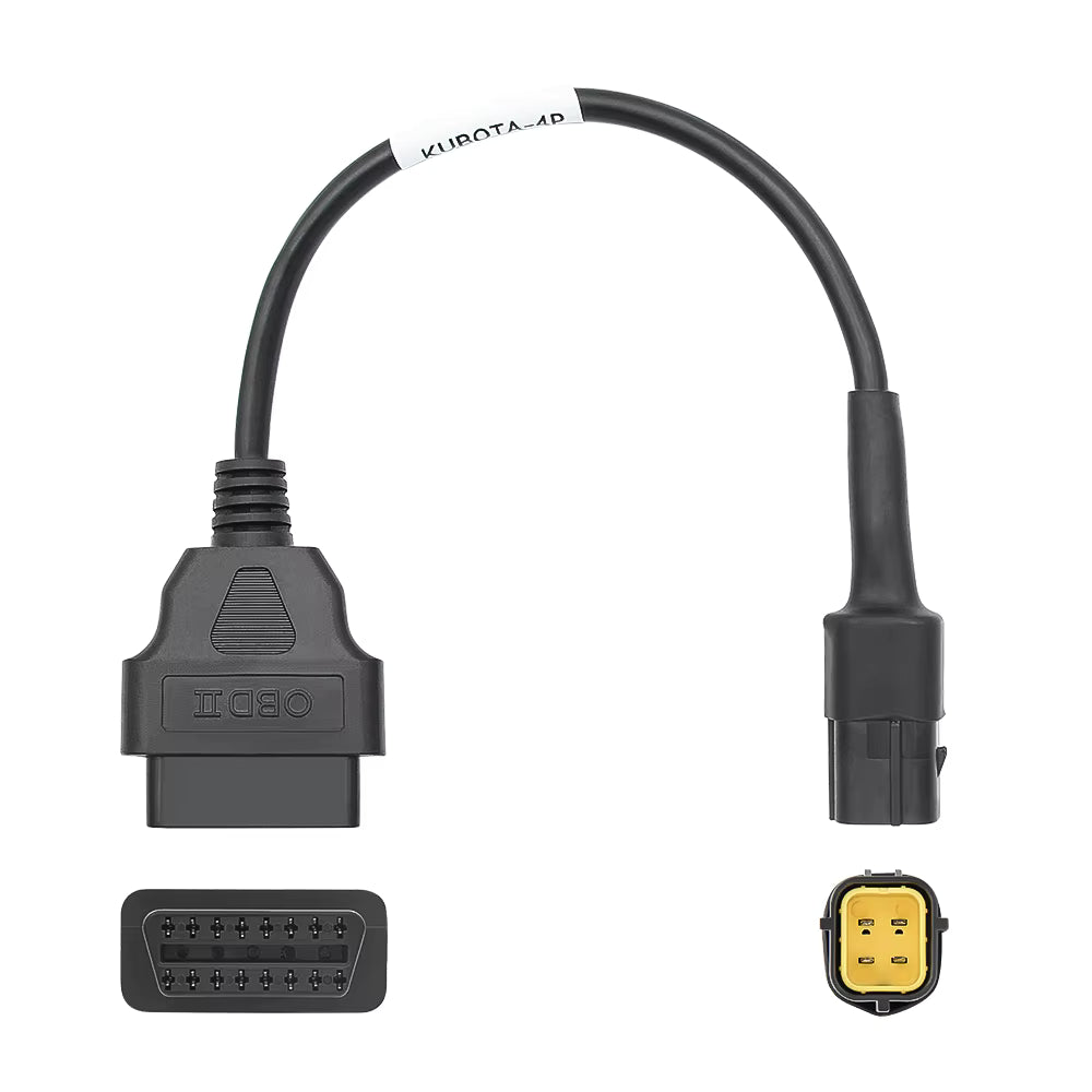 OBD1 (4-pin) till OBD2 (16-pin) adapterkabel – Kubota