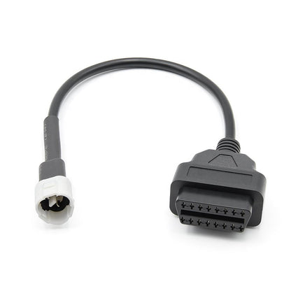 OBD-motorcykelkabel för Yamaha 3 Pin Plug till OBD2 16 Pin Adapter