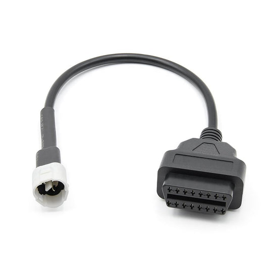 OBD-motorcykelkabel för Yamaha 3 Pin Plug till OBD2 16 Pin Adapter