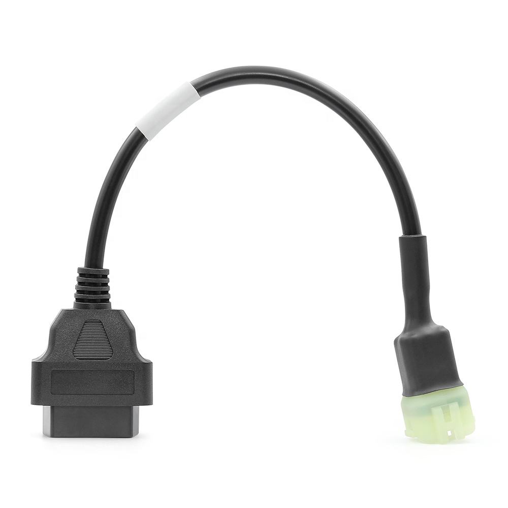 6PIN Kabeladapter för Kawasaki 6pin till 16 OBD2 för Motorcyklar