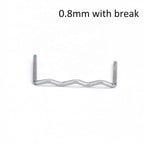 100pcs Plastsvetsningsspik 0.6mm 0.8mm för Plastsvetspistol