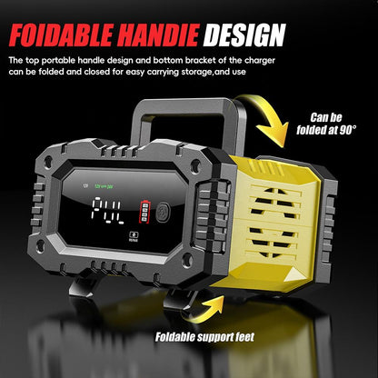 FOXSUR FPT-100 Smart Batteriladdare 12V/10A och 24V/5A